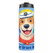 船航海の主へのかわいい土産 タンブラー (正面)