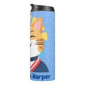 船航海の主へのかわいい猫の贈り物 タンブラー (回転右)