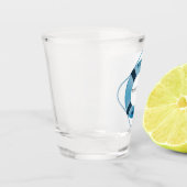 船航海の名ショットでホイールヘルムを操縦 ショットグラス (左)