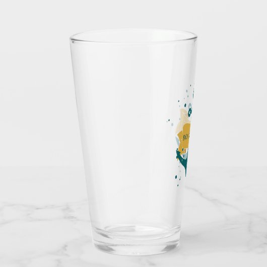 船航海の名パーソナライズされた タンブラーグラス (右)