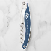 船航海の名船舶用車輪 ソムリエナイフ (正面)