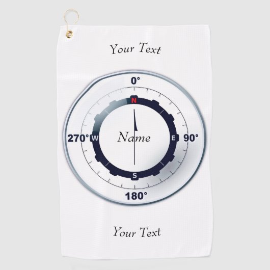 船航海の数 ゴルフタオル (正面)