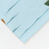 船航海の船が帆船を川上に フリースブランケット (角)