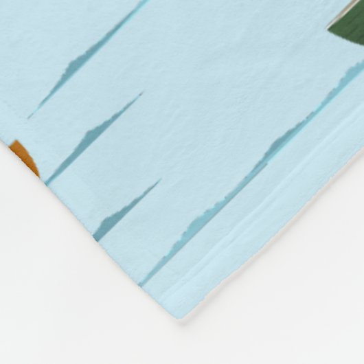 船航海の船が帆船を川上に フリースブランケット (角)