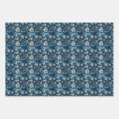 船航海の船と海をテーマにしたパターンNo6 ラッピングペーパーシート (正面3)