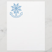 船航海の輪およびいかり チラシ (正面)