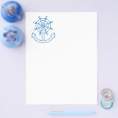 船航海の輪およびいかり チラシ (シングル)