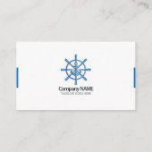 船航海の輪ボートキャプテンボート 名刺 (裏面)