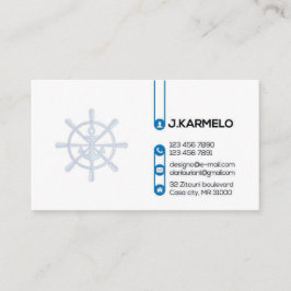 船航海の輪ボートキャプテンボート 名刺