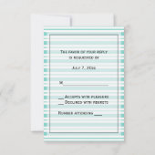 船航海のLt青ホワイトストライプ#2 V RSVP (裏面)