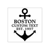 船舶いかりマリーナ、魚釣りまたは運送会社 ラバースタンプ (インプリント)