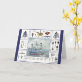 船舶および家具 カード (黄色い花)