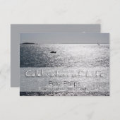 船舶お祝い·オブ·ライフ葬儀発表 招待状 (正面/裏面)