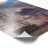 船舶とフリゲート艦のいかり フォトプリント            (角)