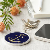 船舶のいかり航海のをテーマにした贈り物 キーホルダー (側面)