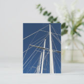 船舶のマストおよびリギングはがき ポストカード (スタンド正面)