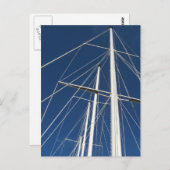 船舶のマストおよびリギングはがき ポストカード (正面/裏面)