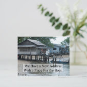 船舶の住所変おもしろい更の場所 案内ポストカード (スタンド正面)