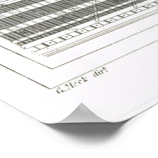 船舶の基本建築 ポスター (角)