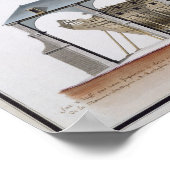 船舶の断面と高さ， 1776 ポスター (角)