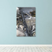 船舶の設備 キャンバスプリント (インサイチュ (ウッドフロア))