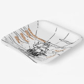 船舶スケッチ | Mayflowerの祖先の名前 ペーパープレート (傾斜あり)