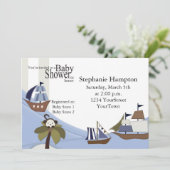 船舶ベビーシャワー招待状 招待状 (スタンド正面)