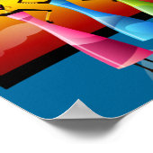 船舶ポスター付きアフリカ人女性 ポスター (角)