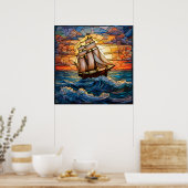 船舶ポスター ポスター (キッチン)