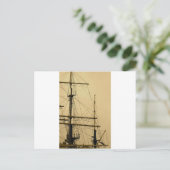 船舶マスト ポストカード (スタンド正面)