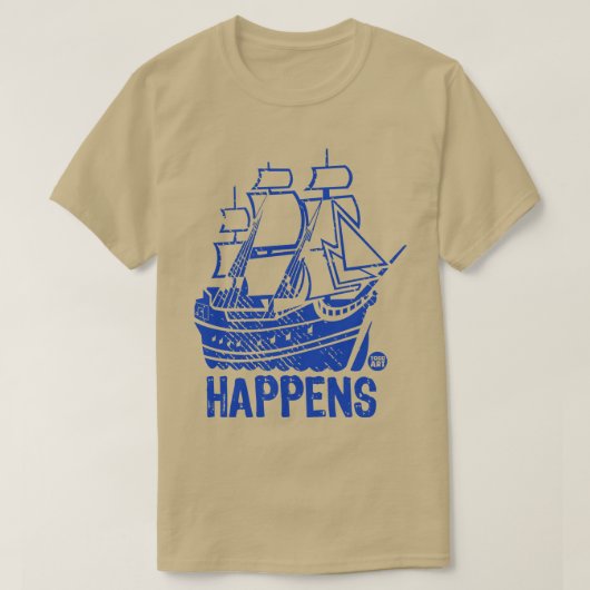 船舶事故 Tシャツ (デザイン正面)