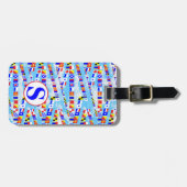 船舶信号旗パターン5セーラーことわざ ラゲッジタグ (正面横)