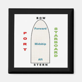 船舶地理マグネット マグネット