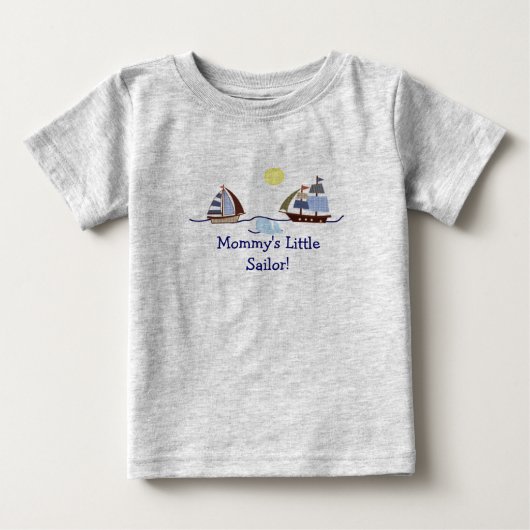 船舶審航海のベビートップ ベビーTシャツ (正面)