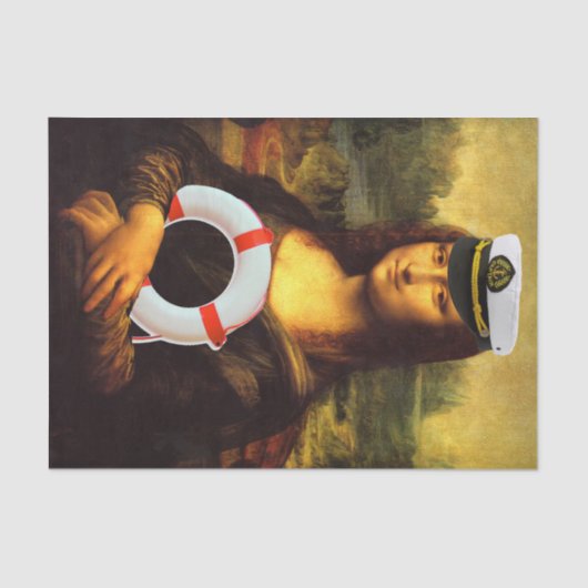 船舶愛保モナリザ 薄葉紙 (正面)