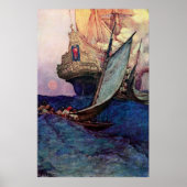 船舶接近 ポスター (正面)