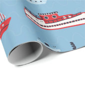 船舶旅行ヴィンテージ型 ラッピングペーパー (ロールコーナー)