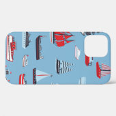 船舶旅行ヴィンテージ型 Case-Mate iPhoneケース (裏面 (横))