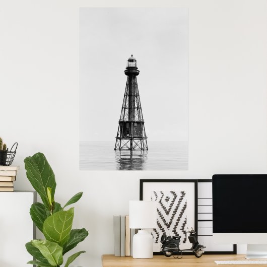 船舶港灯台 ポスター (ホームオフィス)