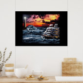 船舶灯台 ポスター (キッチン)