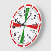 船舶無線室時計 ラージ壁時計 (傾斜)