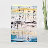 船舶用グリーティングカード – 夏の帆 カード (裏面)