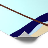 船舶用航海の赤ちゃんシャワーバナー ポスター (角)