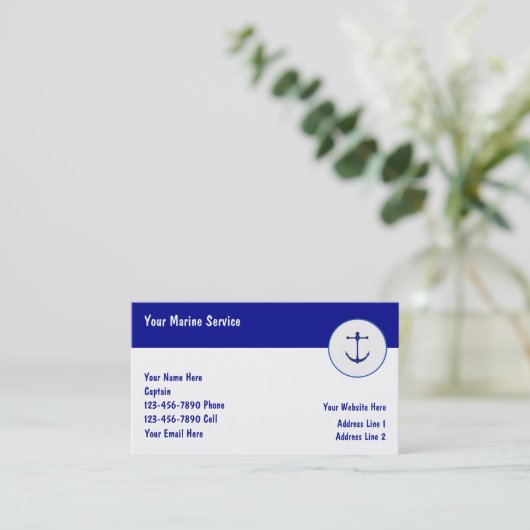 船舶用船上名刺 名刺 (スタンド正面)