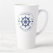 船舶用車輪キャプテンボートまたは名称大型の両面 カフェラテマグ (右)