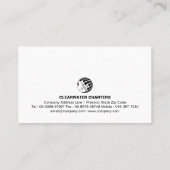 船舶用車輪ボートチャーター魚釣り 名刺 (裏面)