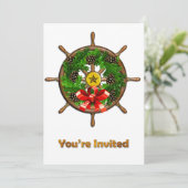 船舶用車輪リース招待状 招待状 (スタンド正面)