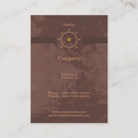 船舶用車輪名刺 名刺 (正面)