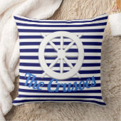 船舶用車輪航海のカスタム クッション (ブランケット)