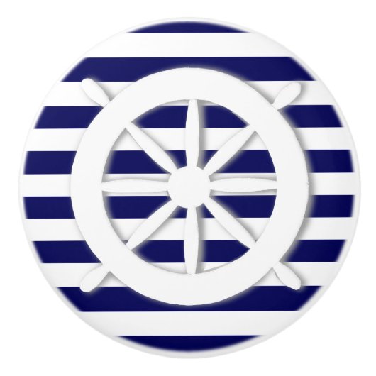 船舶用車輪航海のカスタム セラミックノブ (正面)